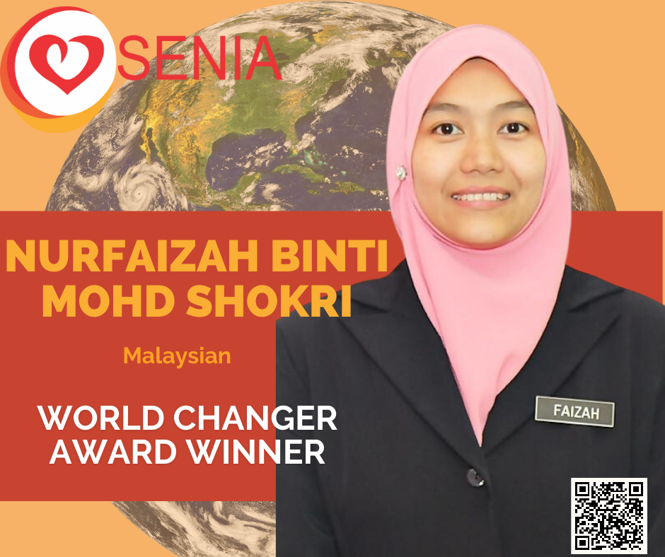 SENIA World Changer Award Winner Poster